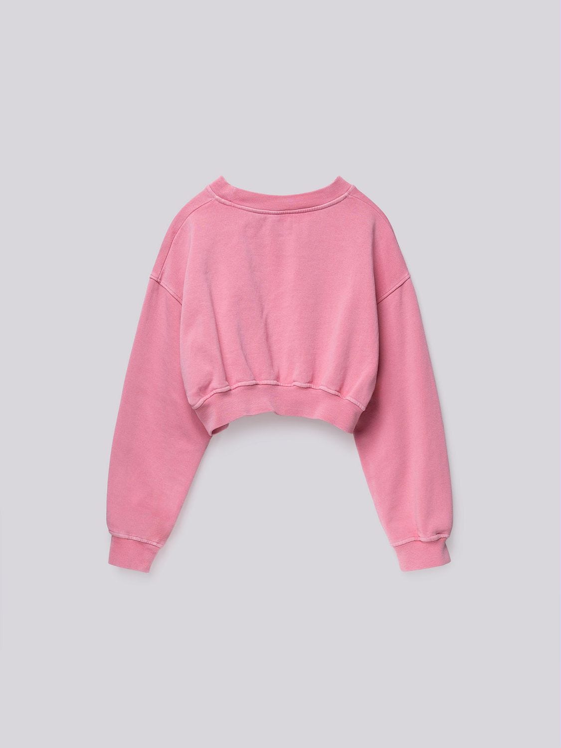 CROPPED SWEATSHIRT MIT LOGO