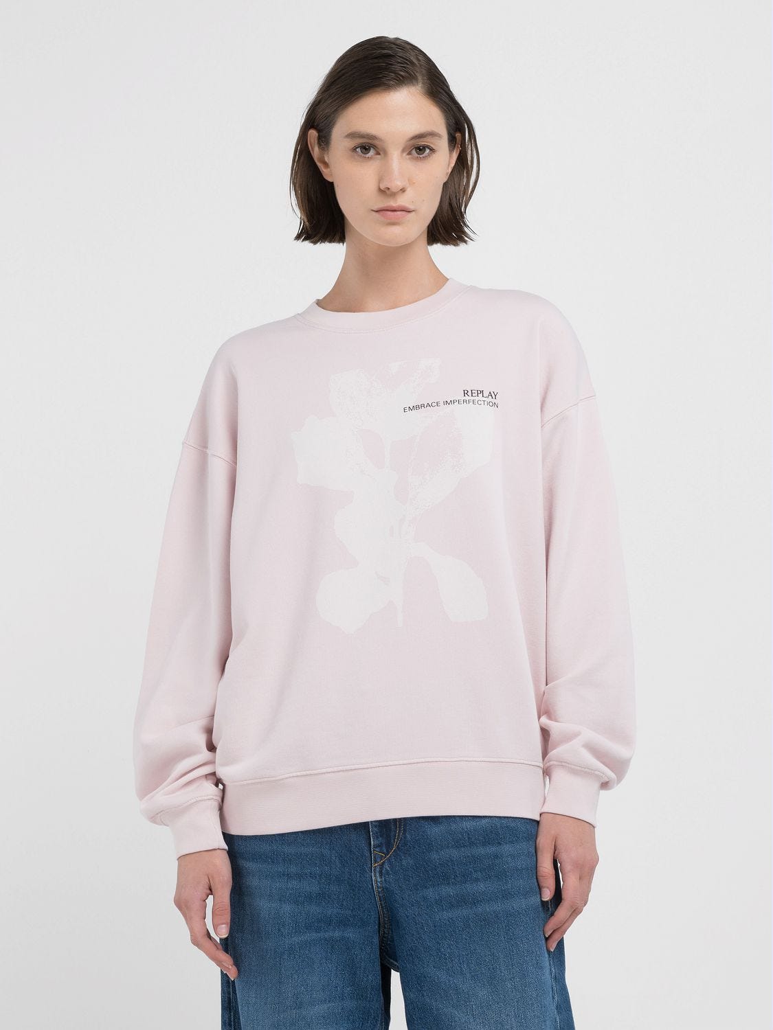 Sweatshirt replay top