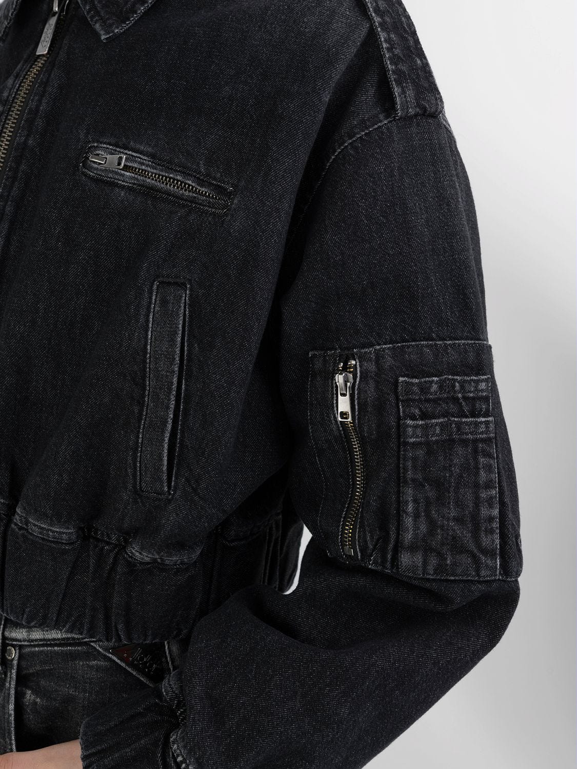 JEANSJACKE IN CROPPED LANGE ATELIER REPLAY