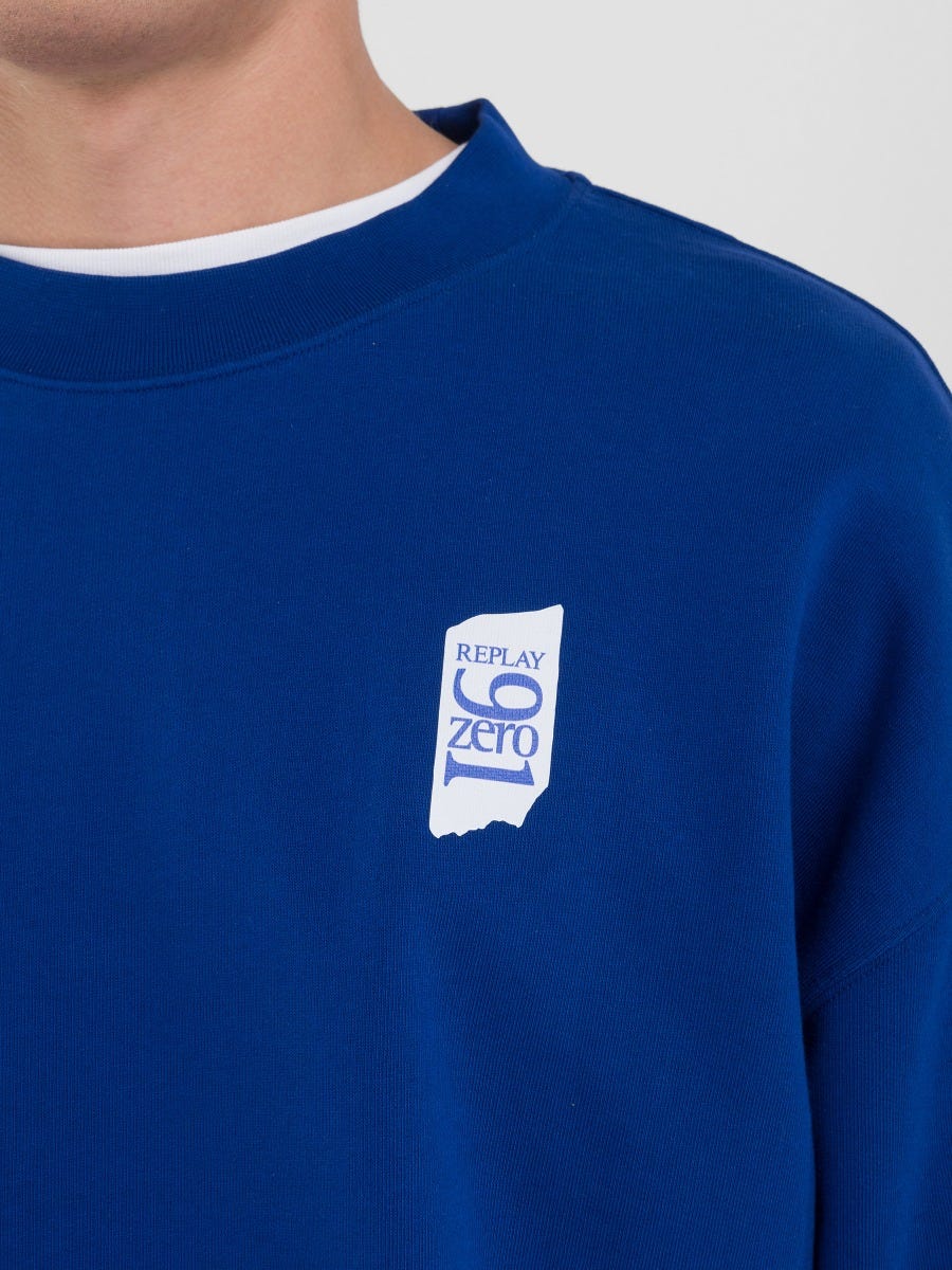 Replay blue jeans sweatshirt store