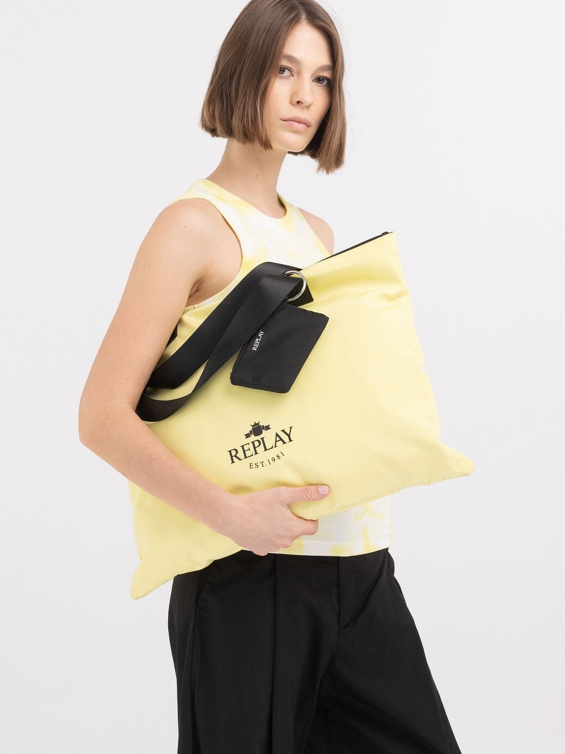 Replay yellow shop bag