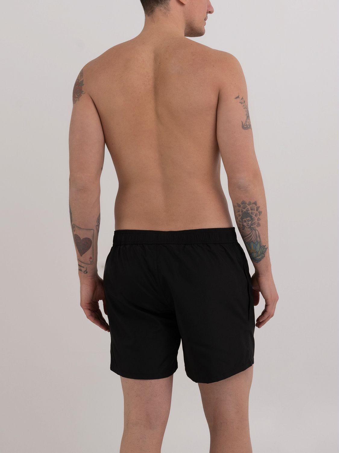 Swimming trunks with Archive logo