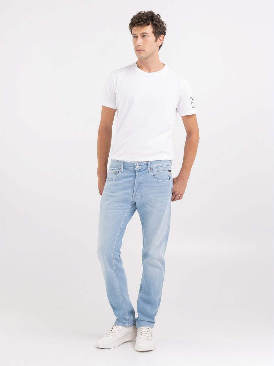 REPLAY Straight fit Grover jeans MA972 .000.573 604 LIGHT BLUE 1