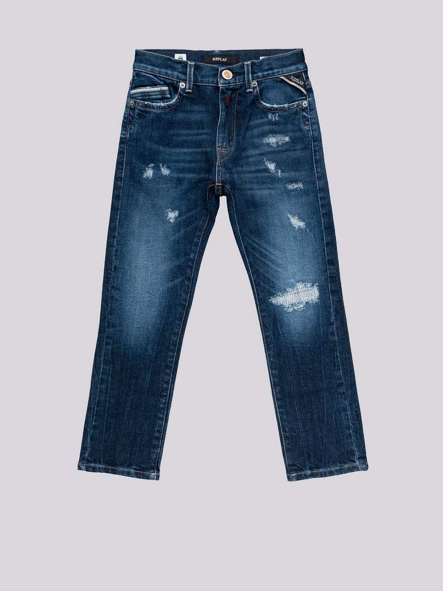 REPLAY Regular fit Mini Waitom jeans SB9081.060.223 870 MEDIUM BLUE 1