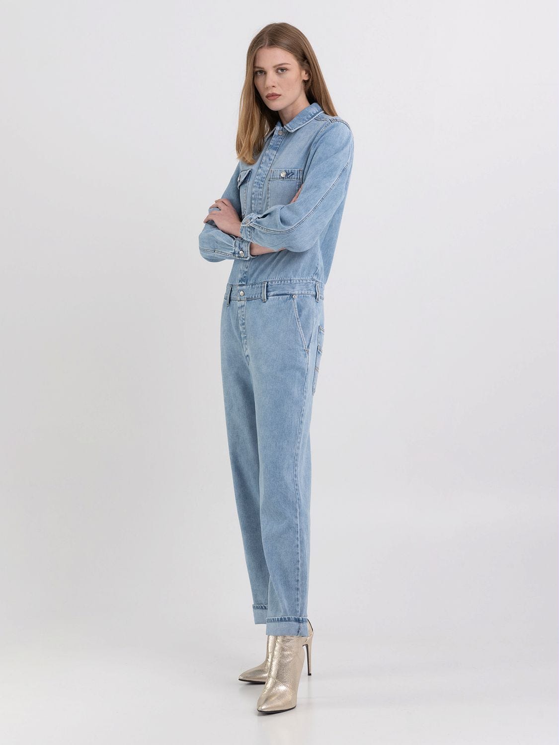 Tuta best sale jumpsuit jeans