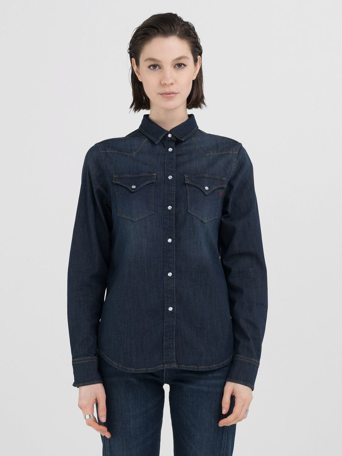 Slim western shirt clearance