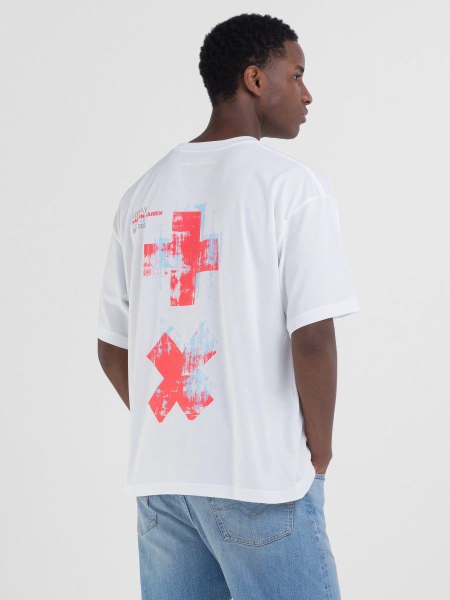 SPECIAL EDITION IBIZA SUMMER 2024 T-SHIRT WITH REPLAY X GARRIX PRINT