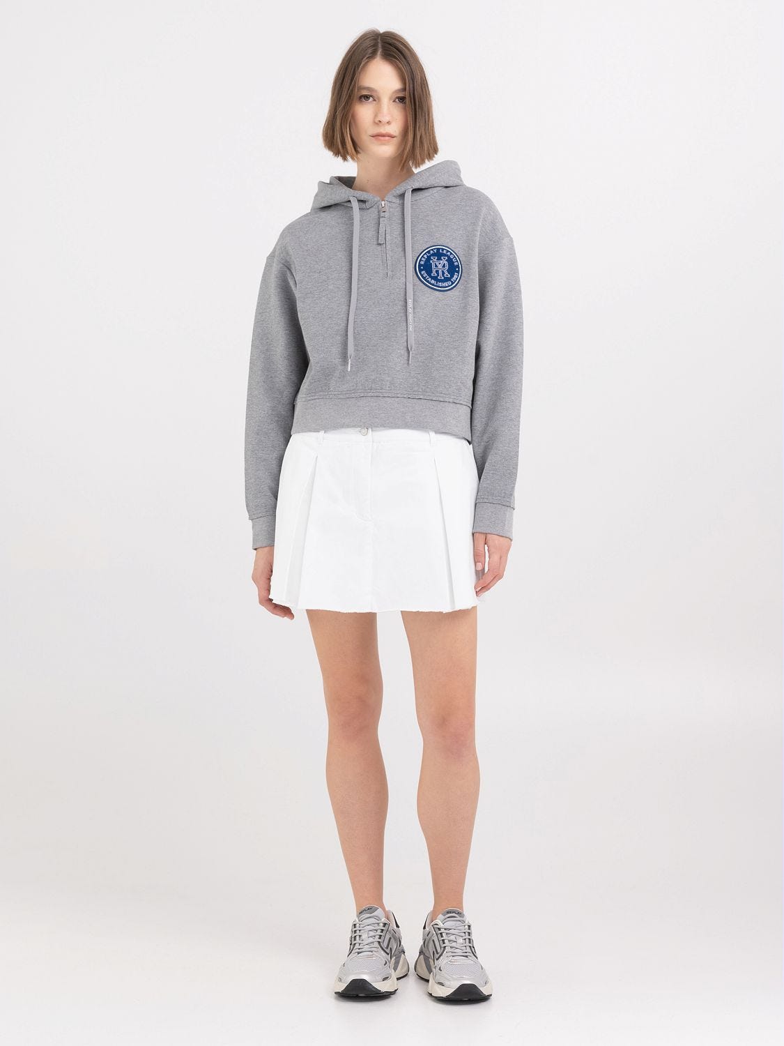 Champion sweater deals cropped zip
