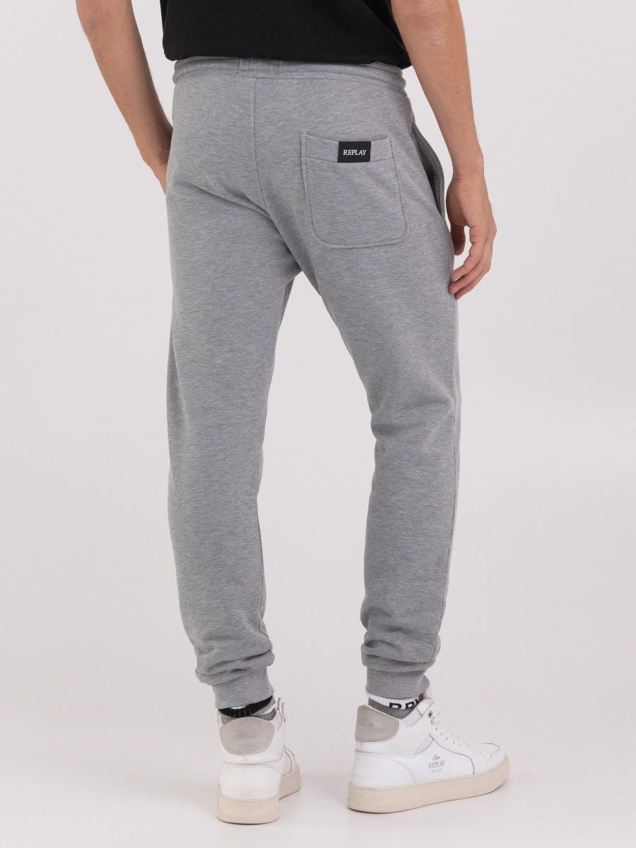 Grey jogger trousers clearance