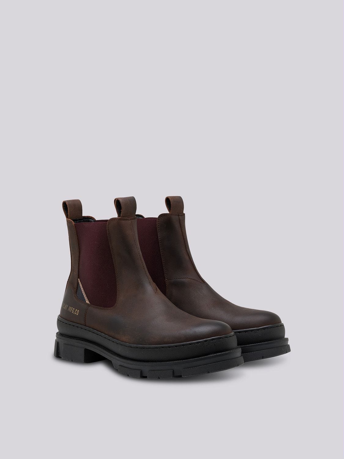 Botines chelsea de piel VEGA CRAZY para hombre