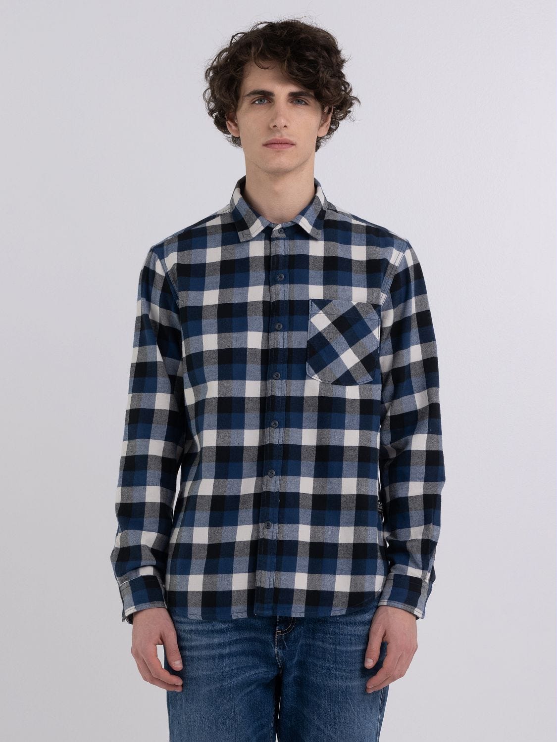 Camisa de franela a cuadros