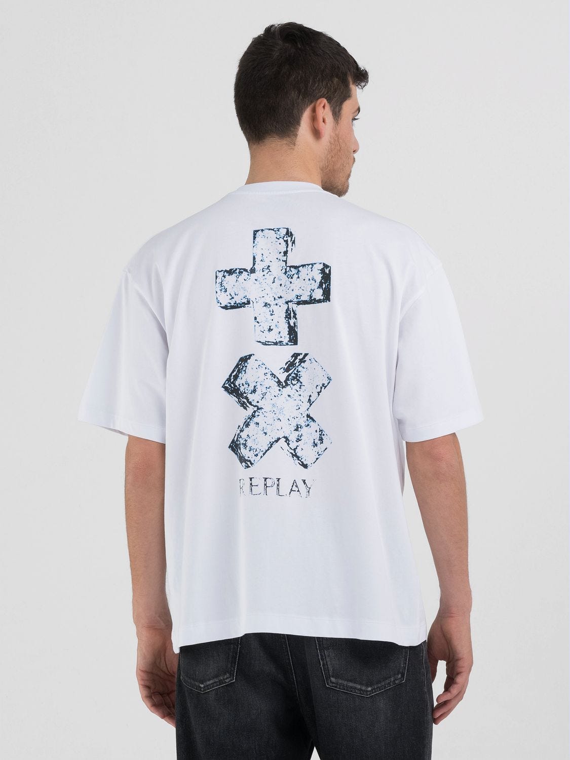 STONOLOGY CAMISETA DE CUELLO REDONDO CON LOGOTIPO E INSCRIPCION REPLAY X MARTIN GARRIX