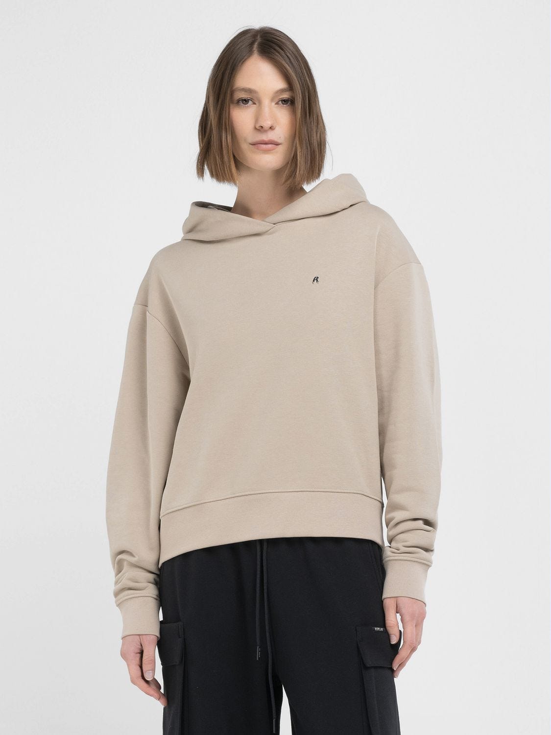 SUDADERA HOLGADA CON CAPUCHA