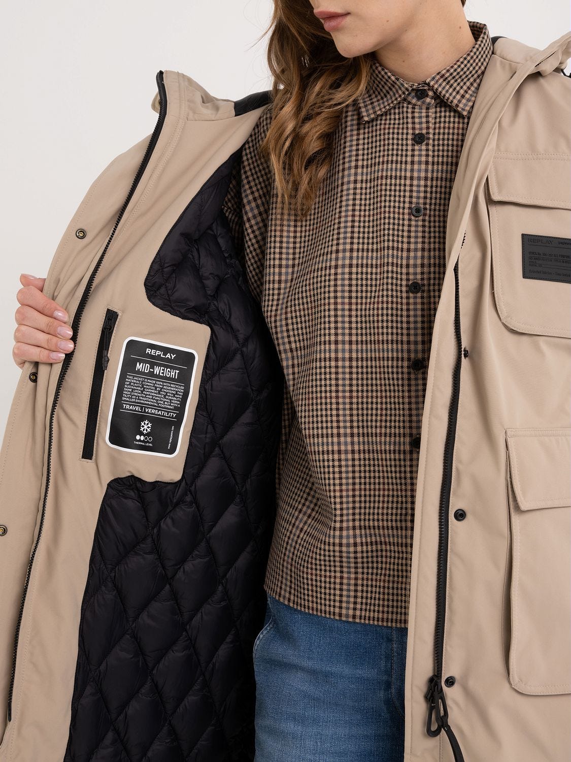 Cazadora replay mujer new arrivals