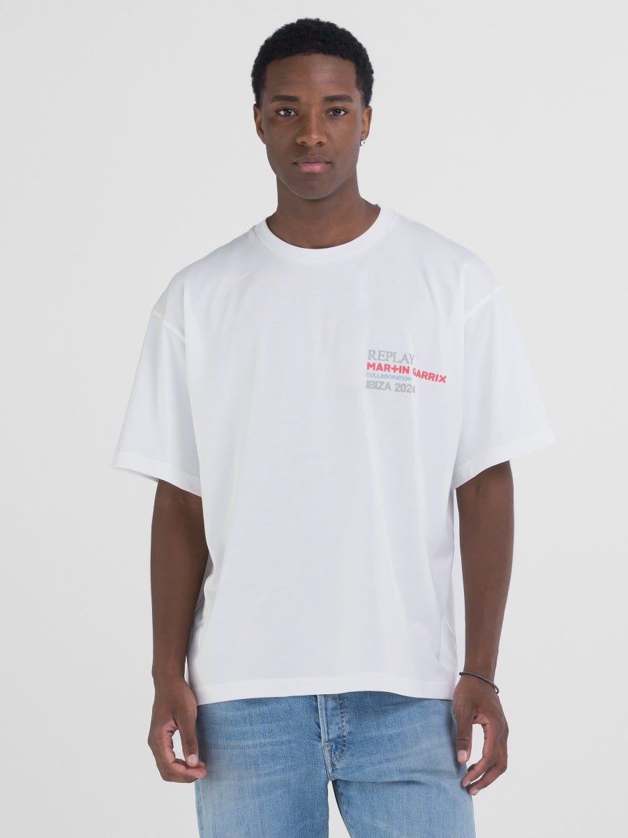 CAMISETA CON ESTAMPADO REPLAY X GARRIX SPECIAL EDITION IBIZA SUMMER 2024