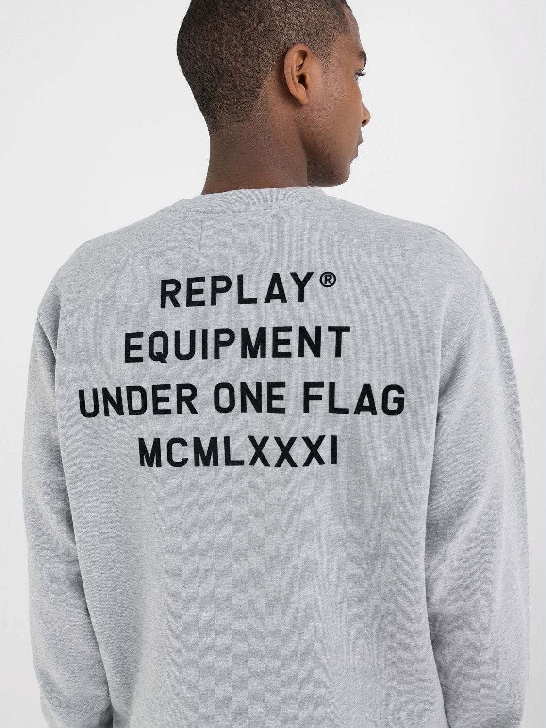 REGULAR-FIT SWEATSHIRT WITH LETTERING