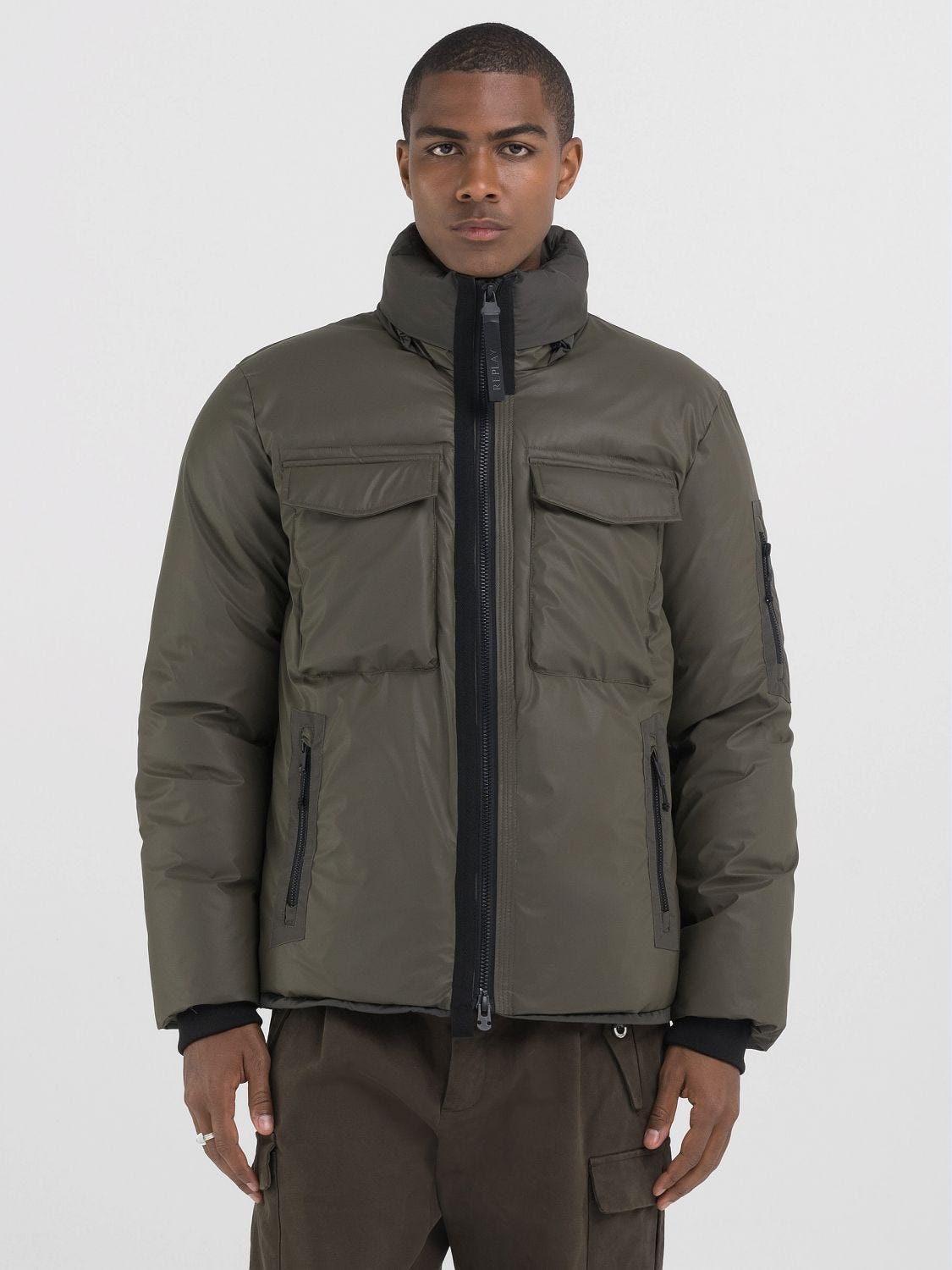 Replay green jacket shop