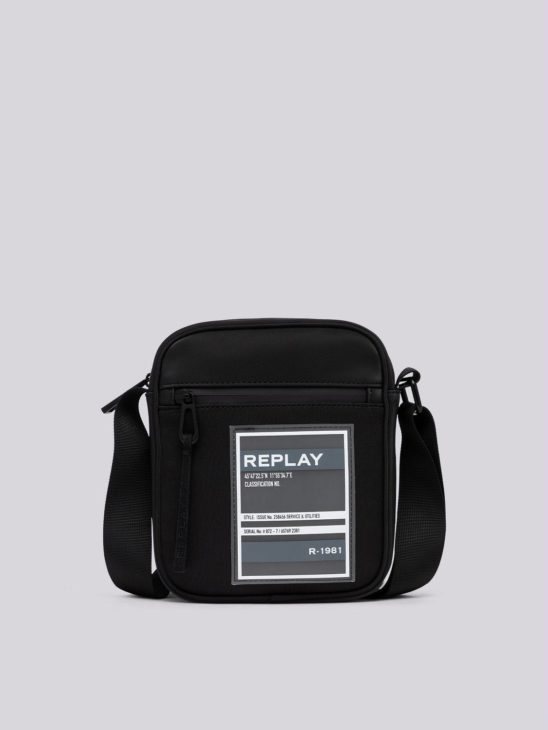 Solid coloured micro crossbody bag