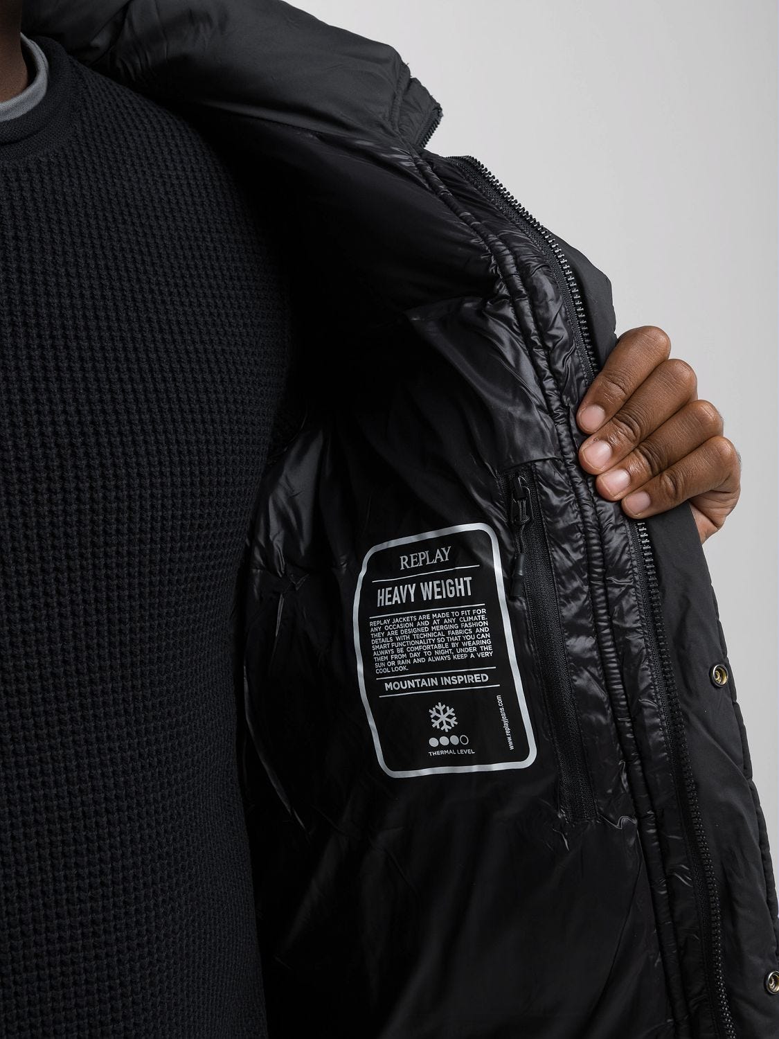 Replay down jacket sale