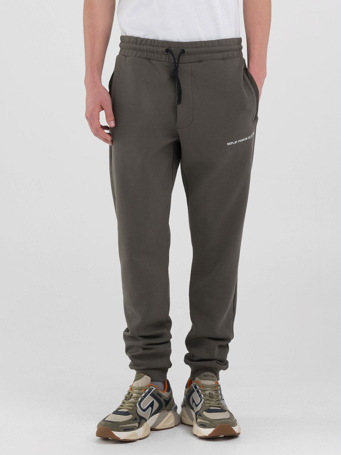 REGULAR FIT TECH FLEECE TROUSERS