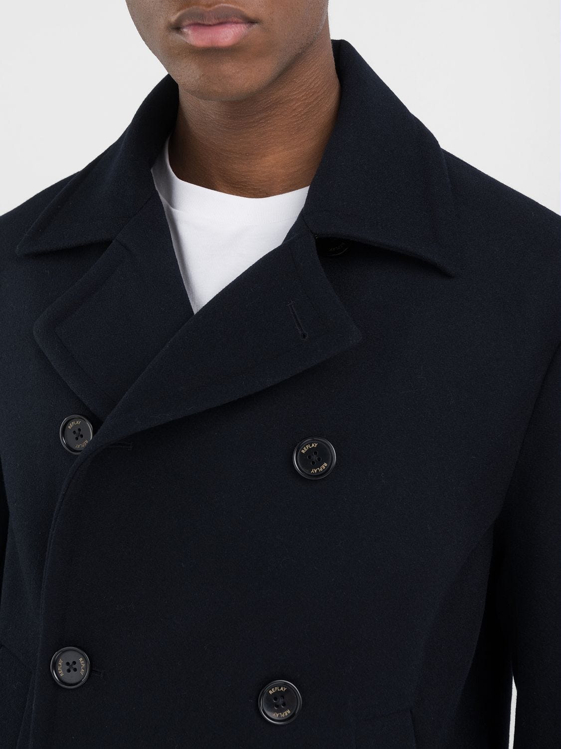 DOUBLE BREASTED WOOL JACKET