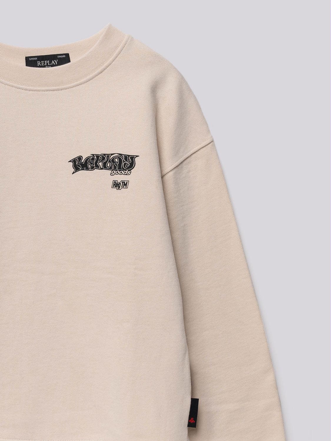 CREW NECK SWEATSHIRT WITH PRINTS