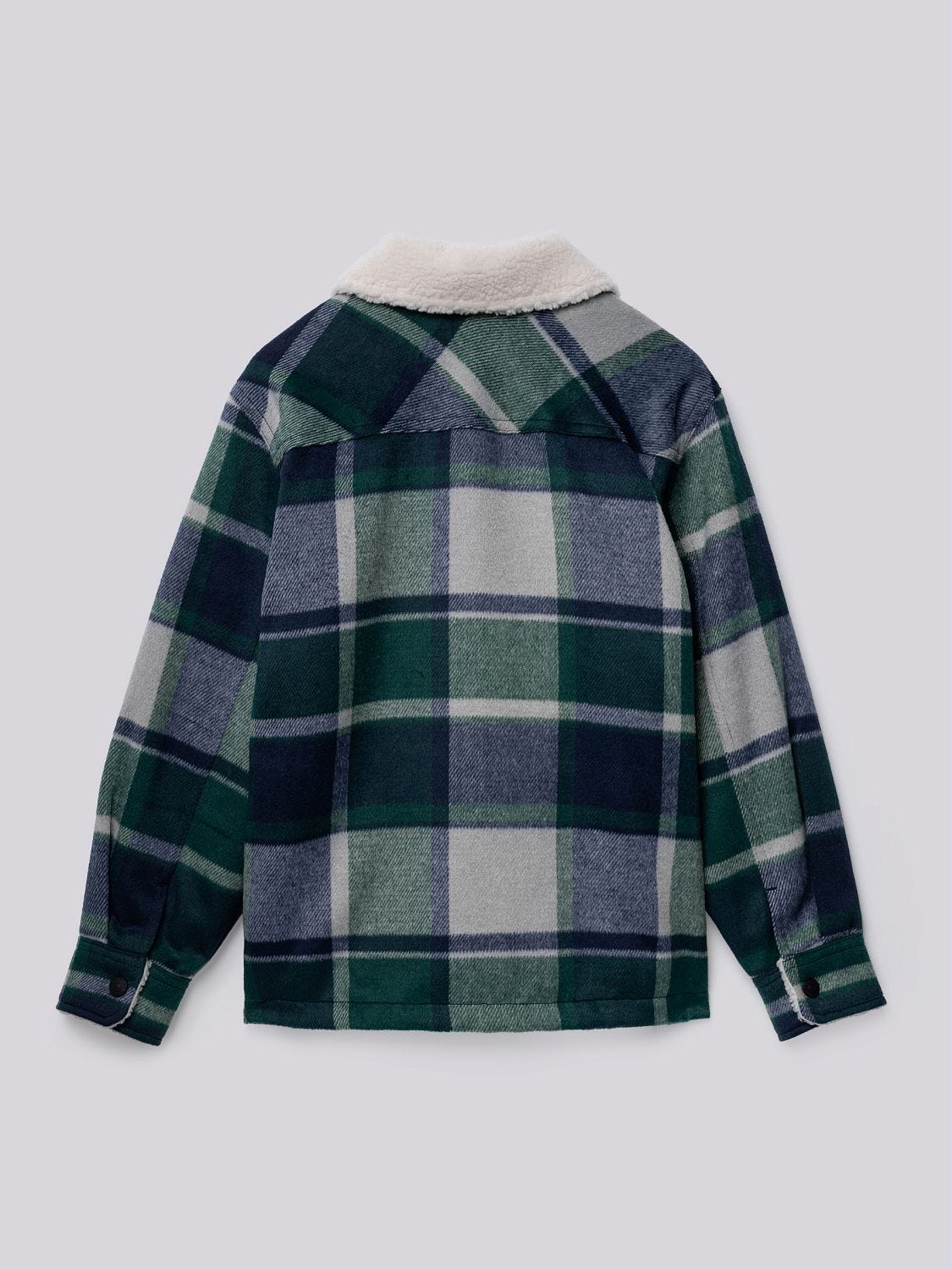CHEQUERED FULL-ZIP JACKET