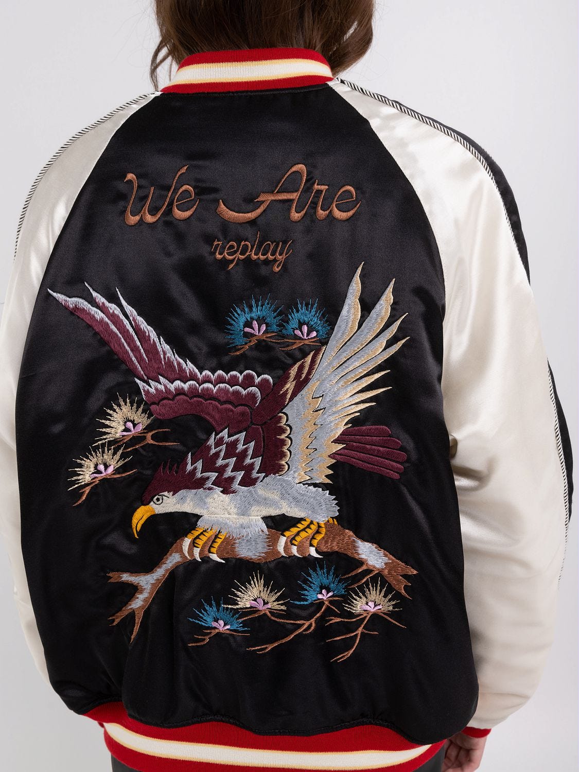 Replay reversible clearance bomber jacket