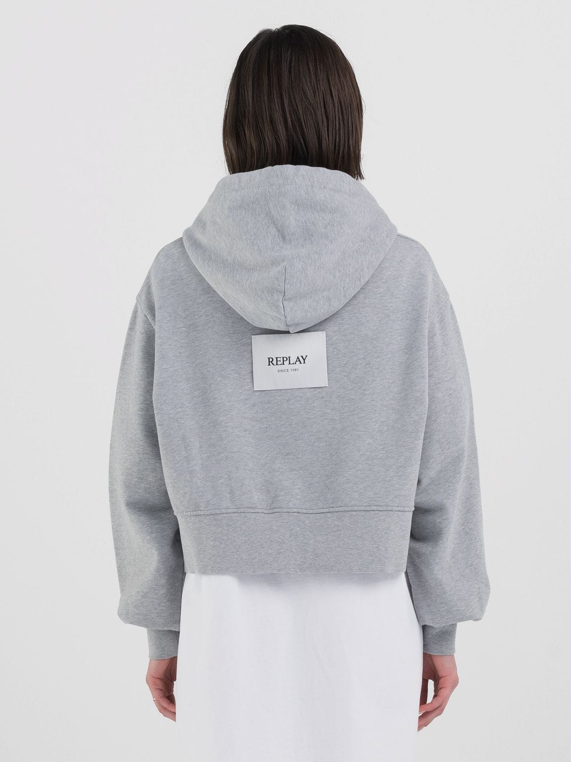 OVERSIZED CROPPED SWEATSHIRT