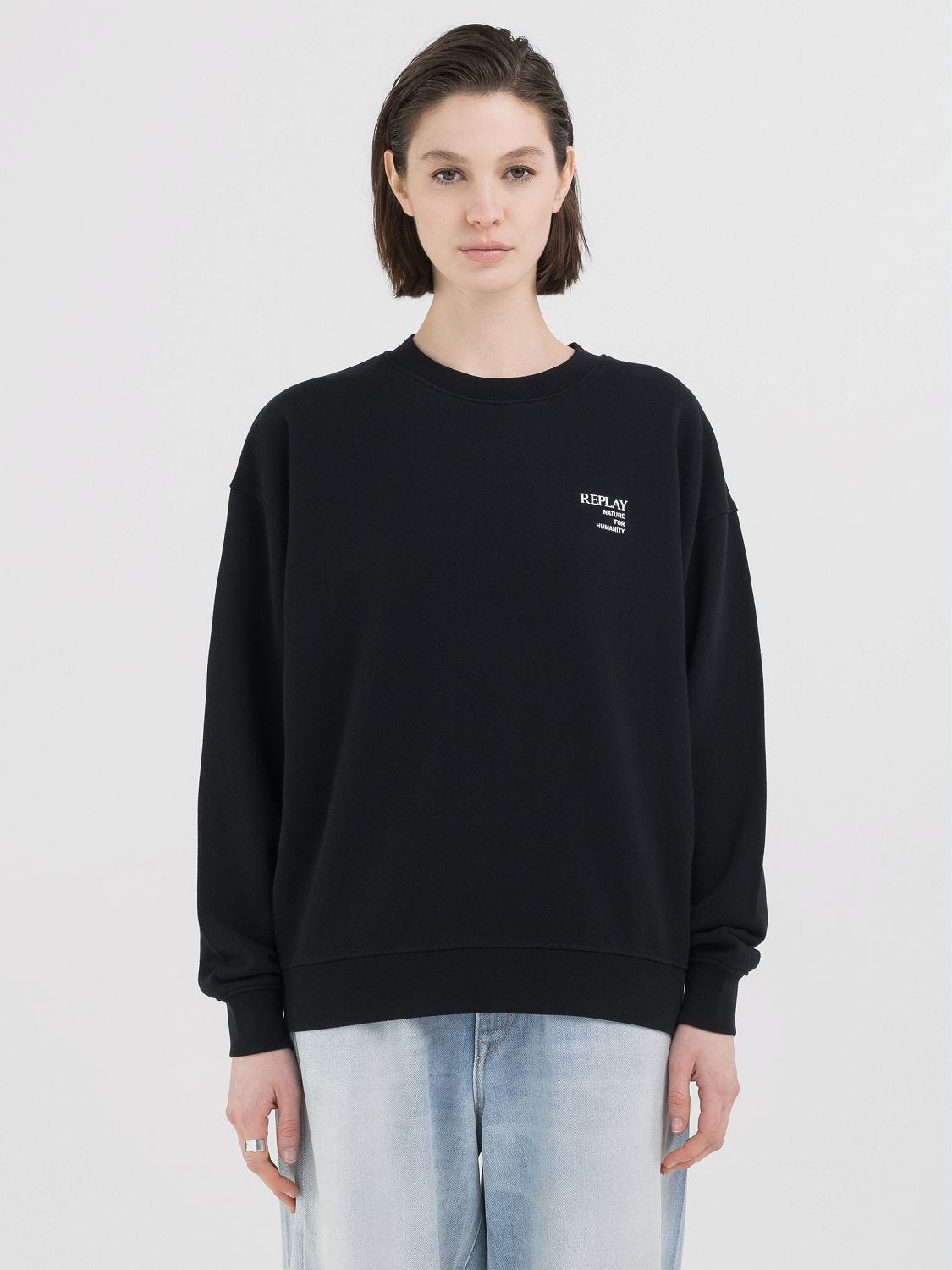 Sweatshirt replay outlet
