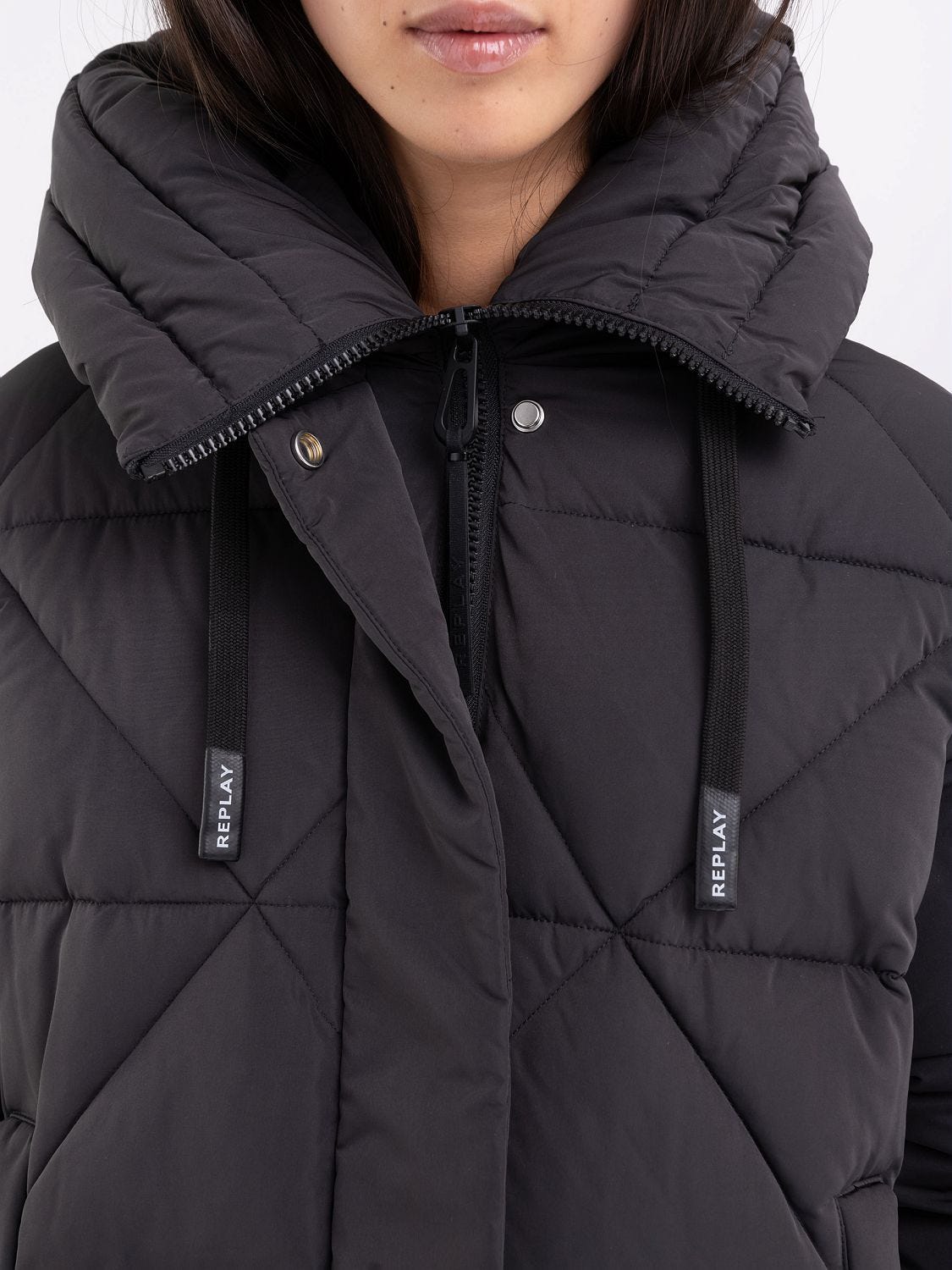 Replay reversible shop thin down jacket