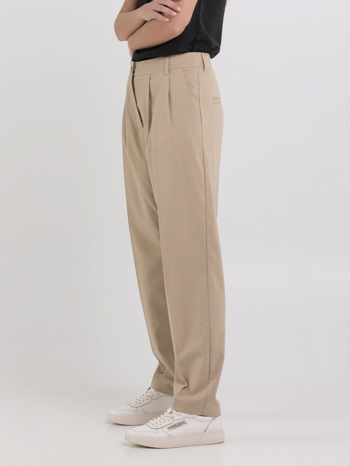 Pantalon coupe carotte best sale
