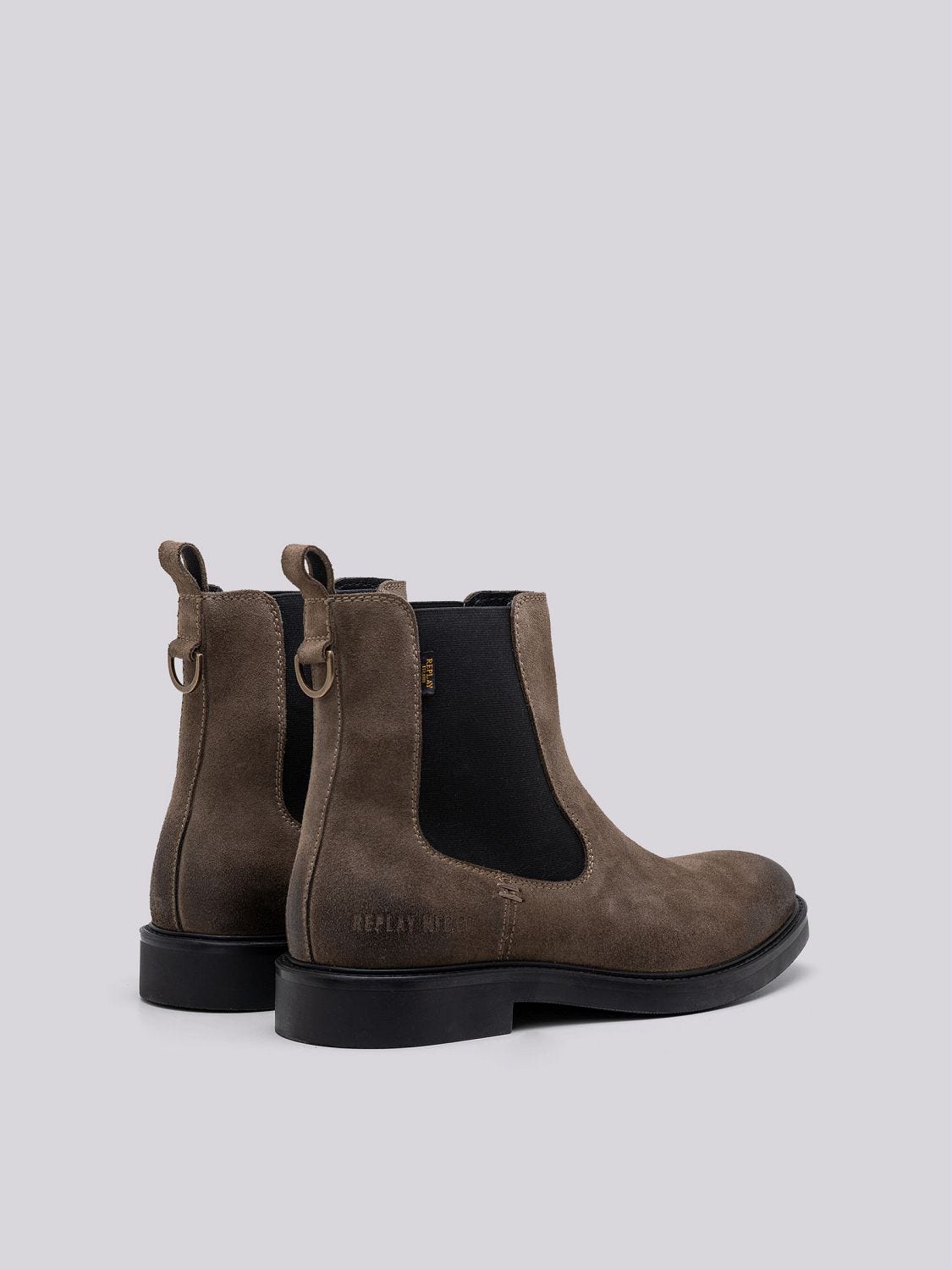 Mens stone suede chelsea boots discount
