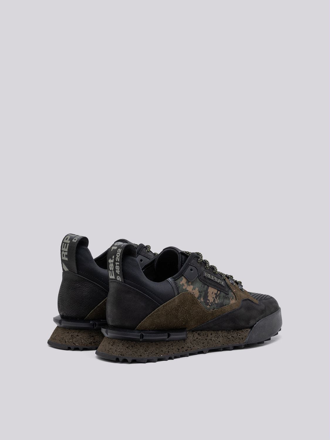 FIELD SPEED CAMO LACE UP SNEAKERS