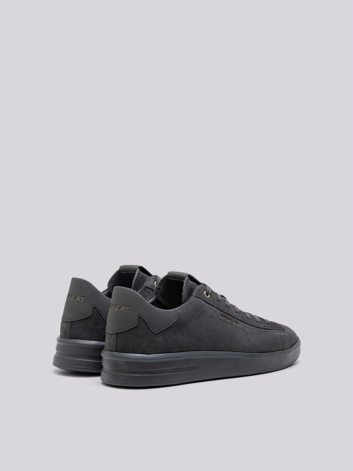 UNIVERSITY M SUEDE LACE UP SNEAKERS