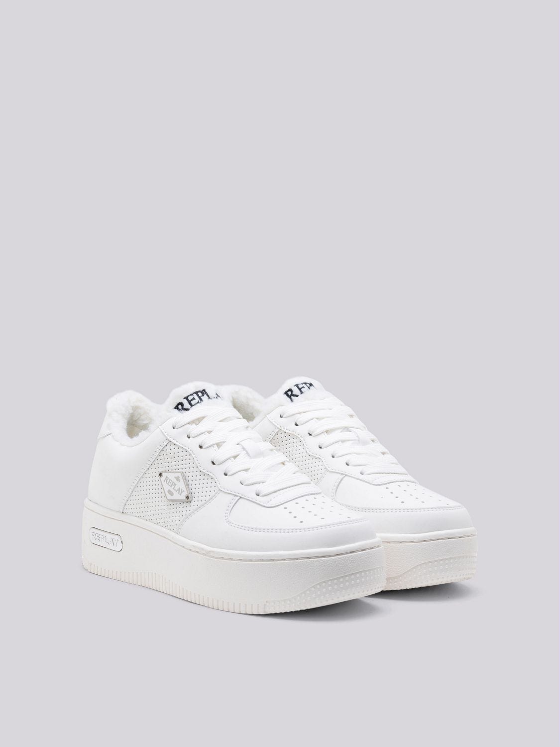 EPIC HIGH FUR PLATFORM SNEAKERS