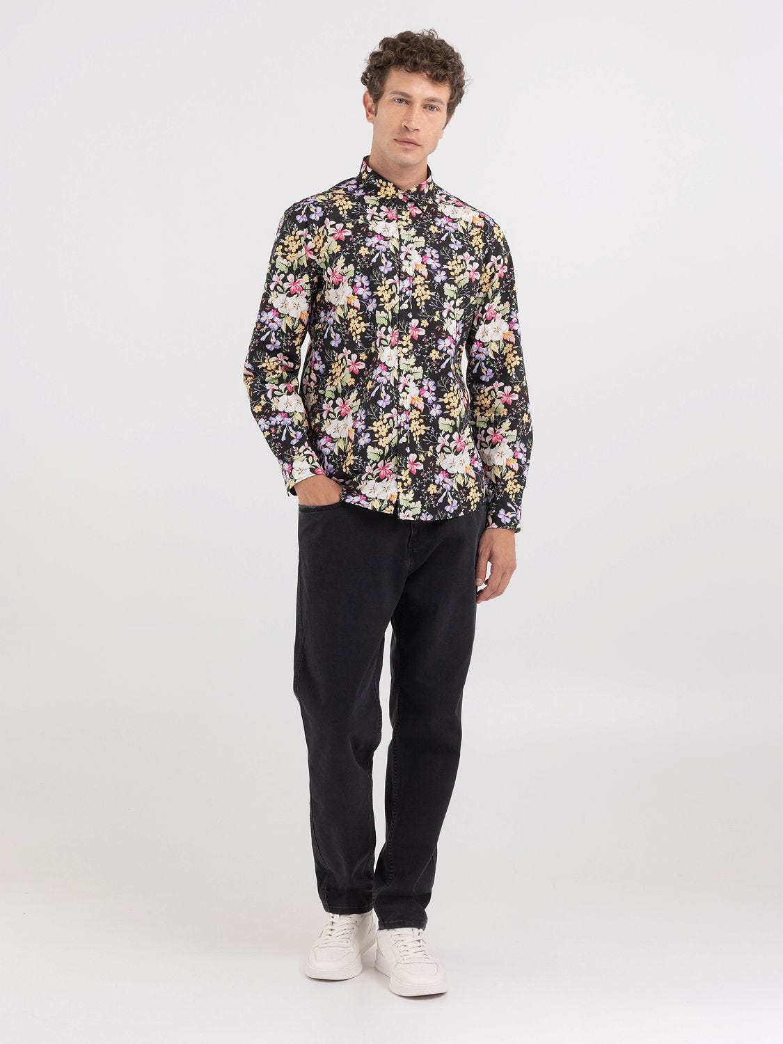 Replay deals floral shirt