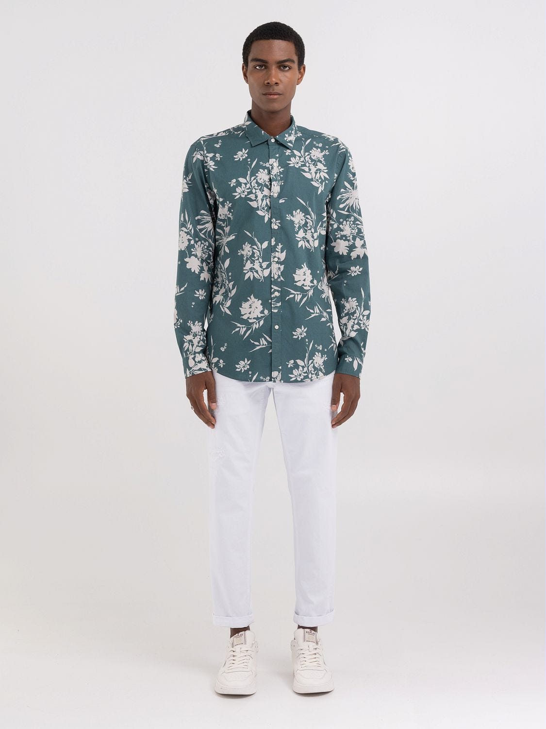 Replay floral shirt top