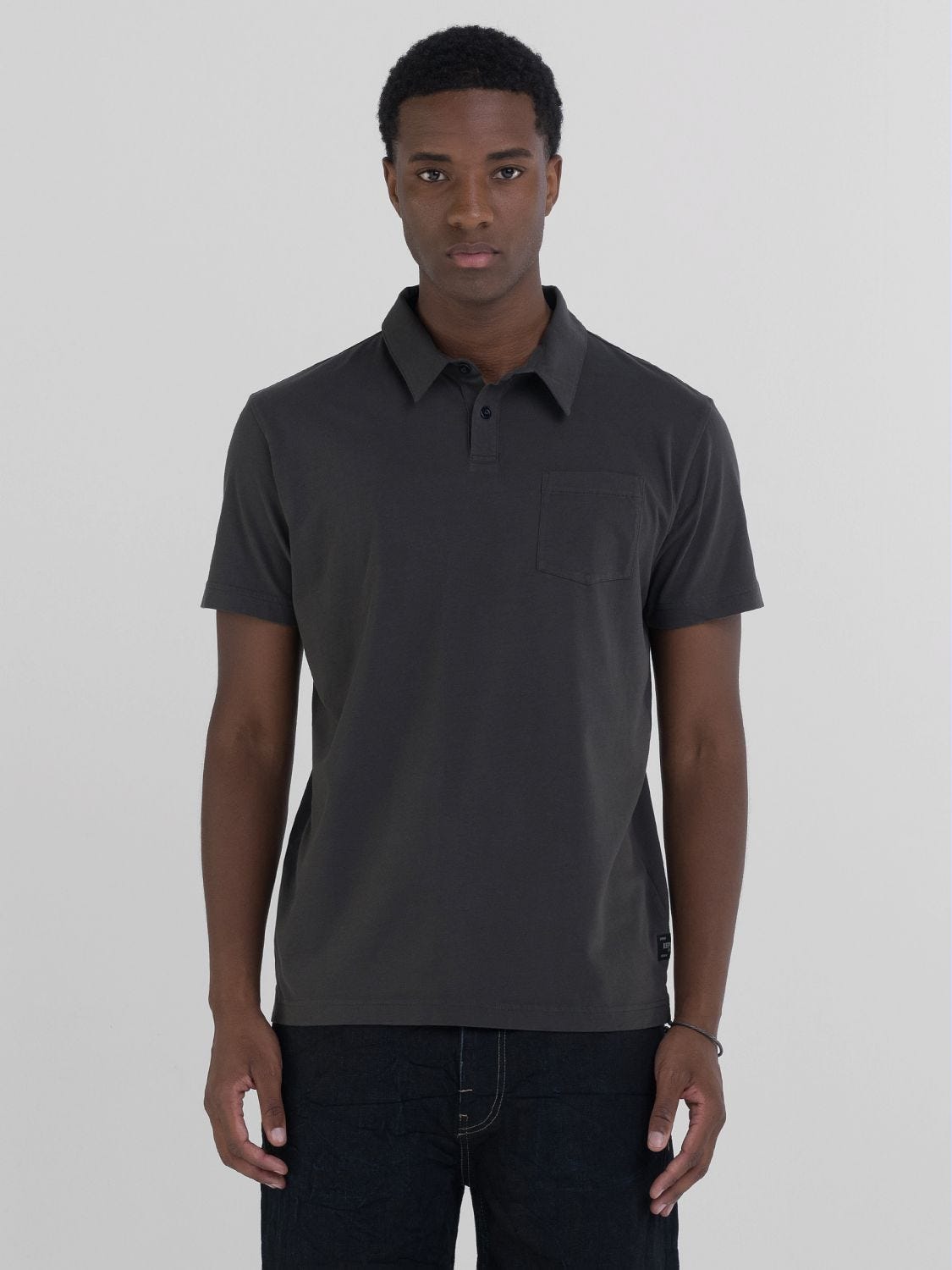 Polo shirt with chest pocket 2025