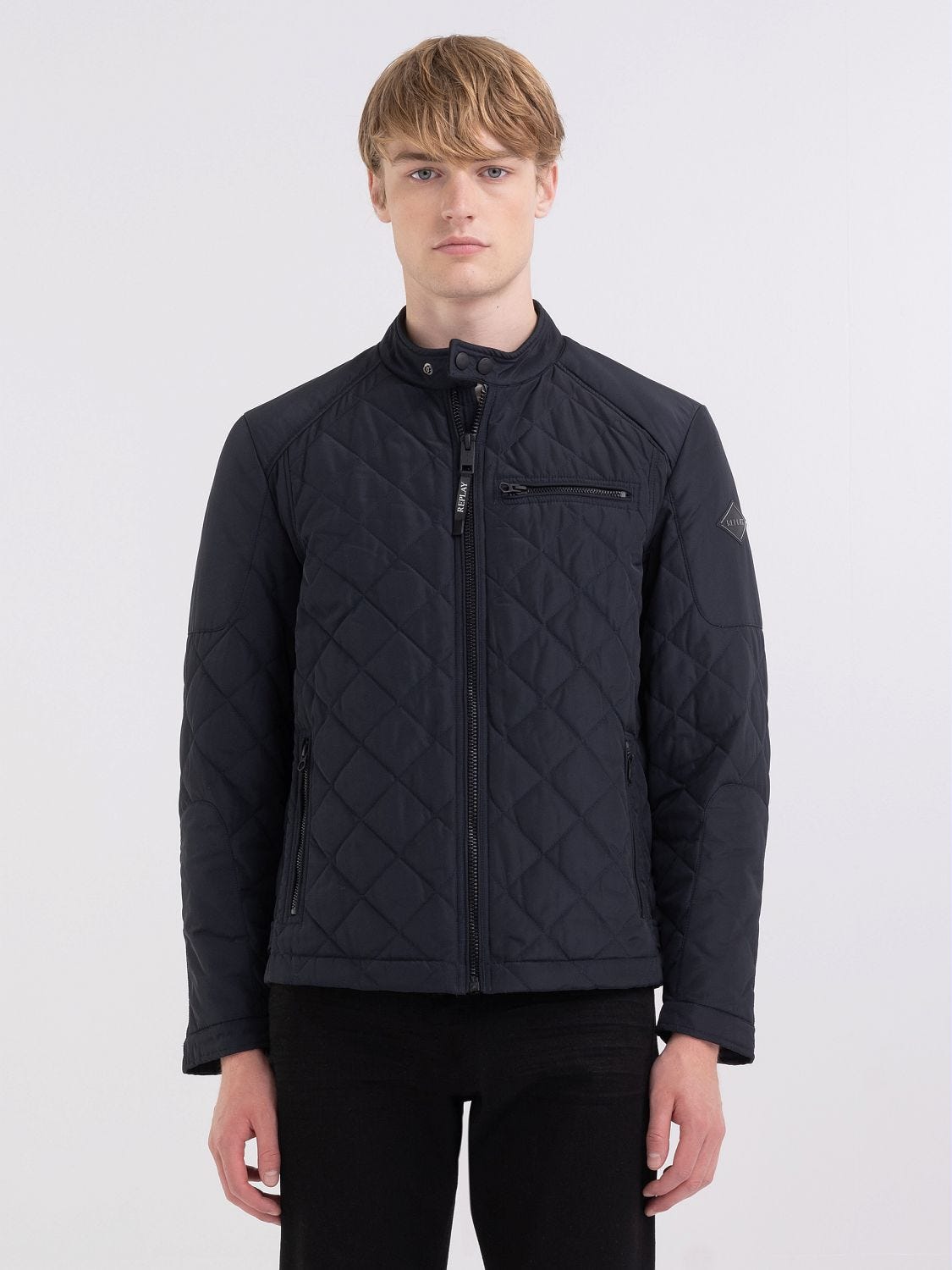 FULL ZIP TECHNICAL FABRIC JACKET
