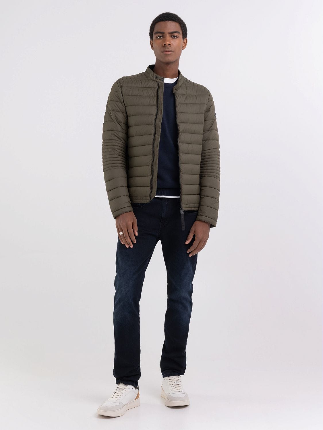 Slim fit top canvas jacket