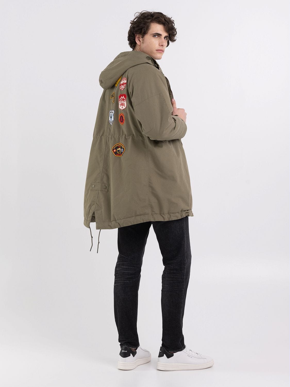 Twill parka deals mens