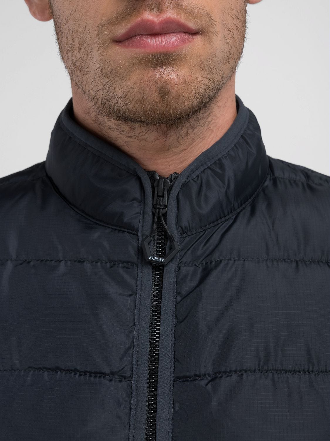 Replay quilted jacket hotsell