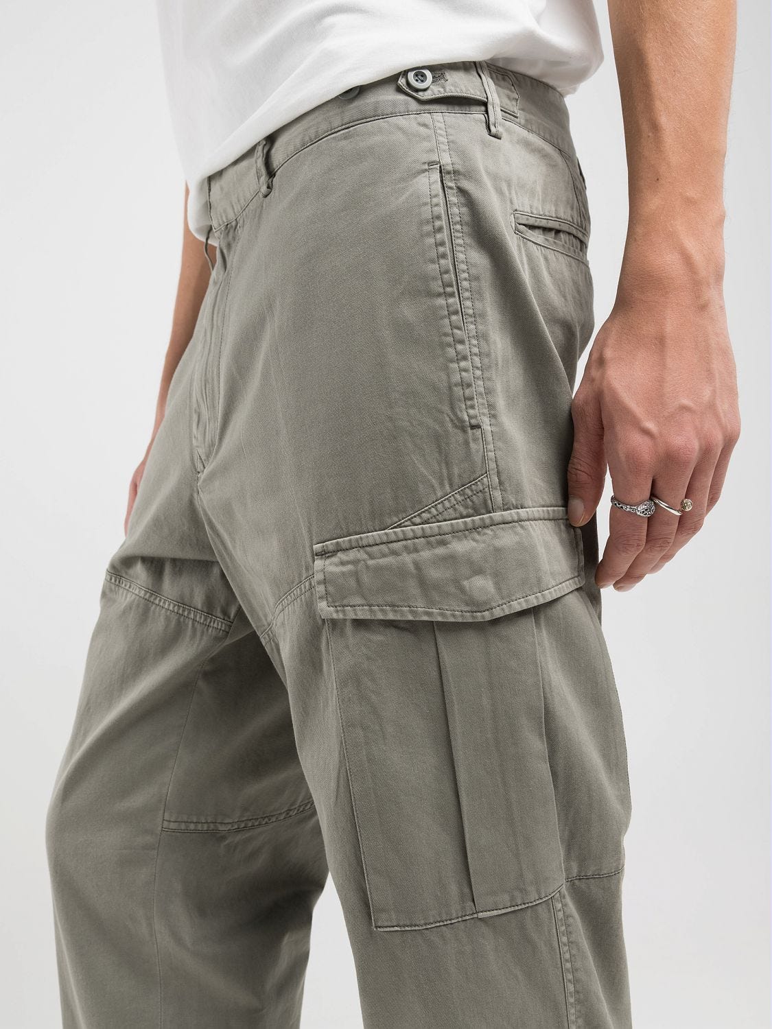 TWILL CARGO TROUSERS