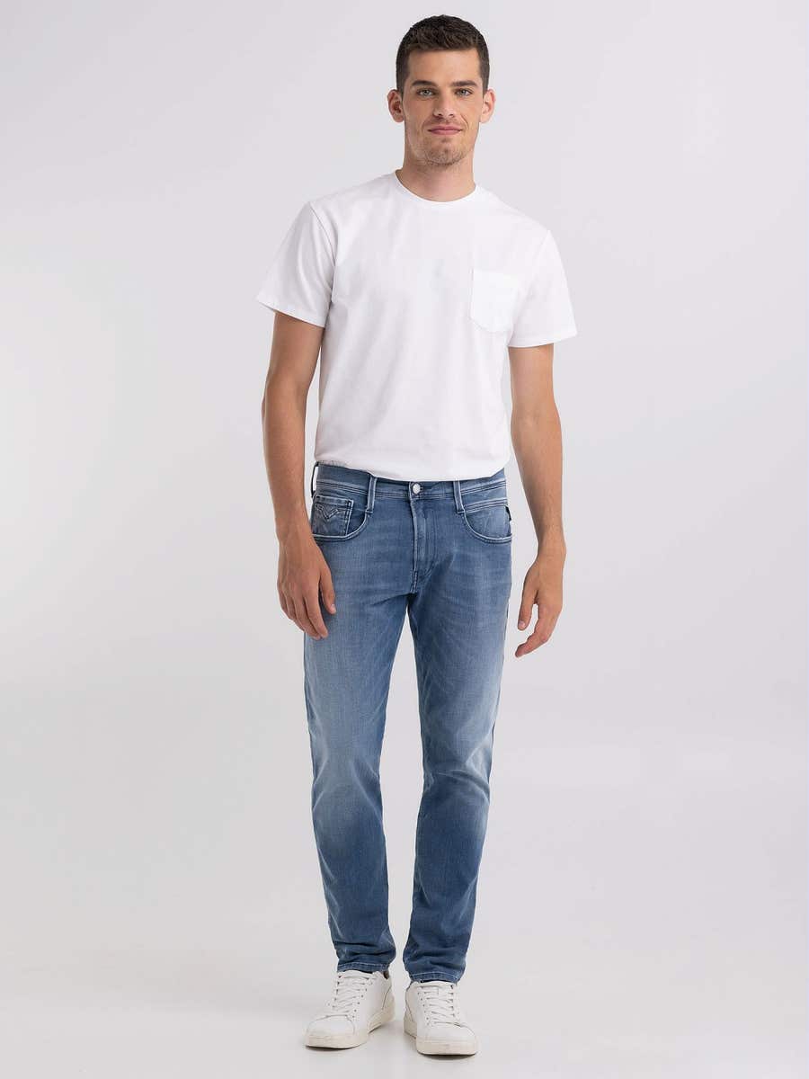 REPLAY Slim fit Anbass jeans M914Y .000.661 WI6 LIGHT BLUE 1