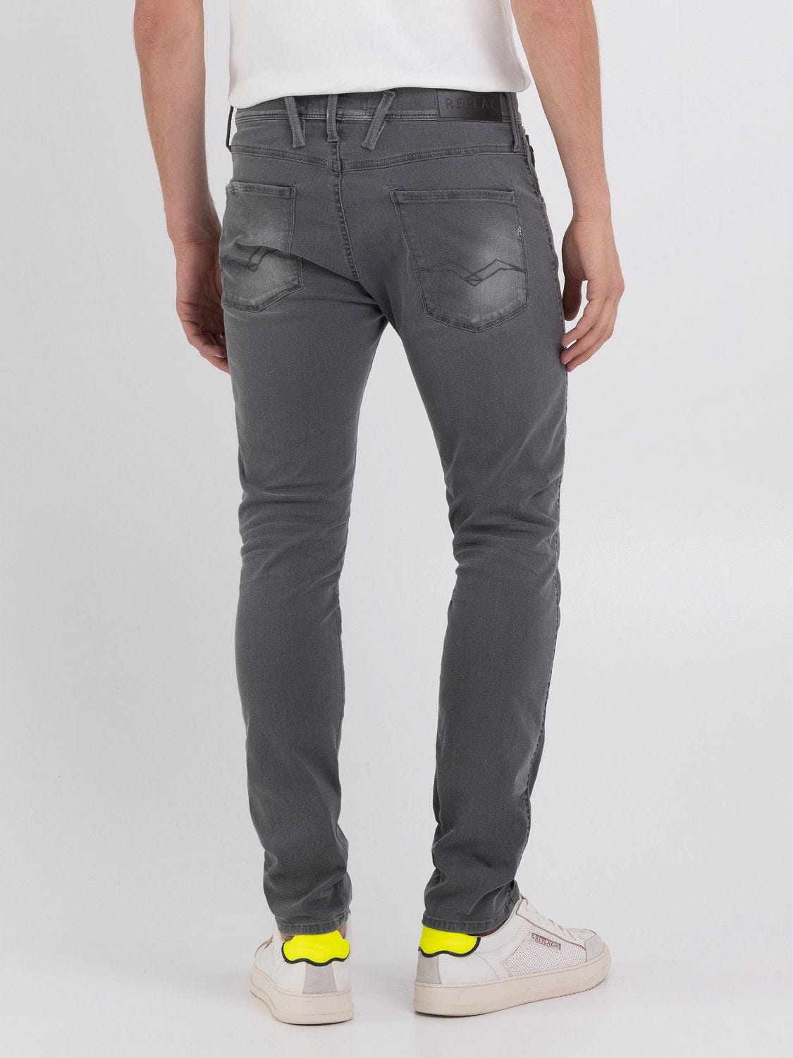 Replay men's anbass 2025 slim jeans