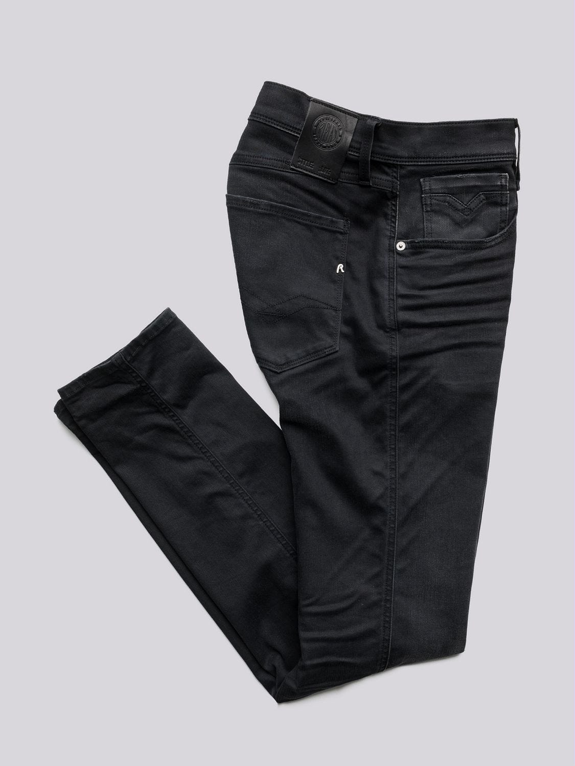 Mens black shop replay jeans