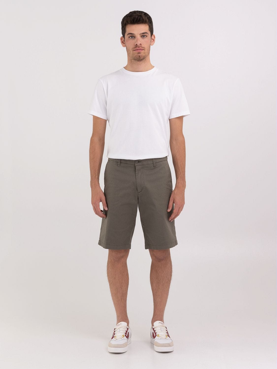 Stretch skinny chino shorts cheap