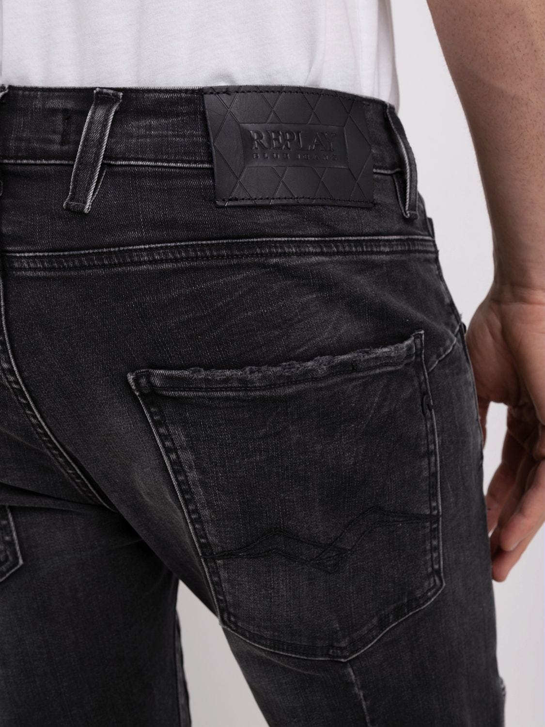 Skinny fit low crotch Zaldok jeans
