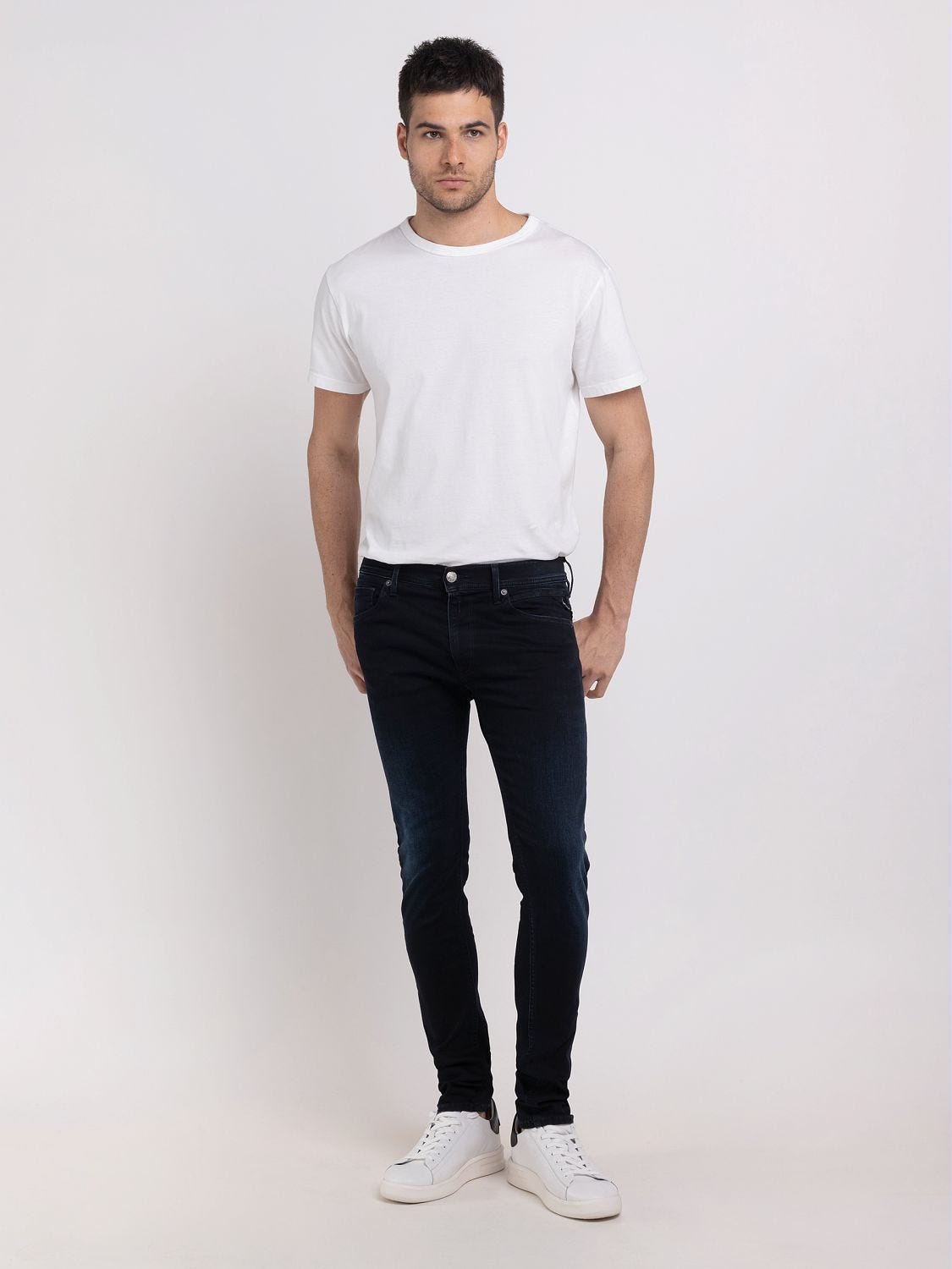 Replay jondrill cheap skinny jeans blue